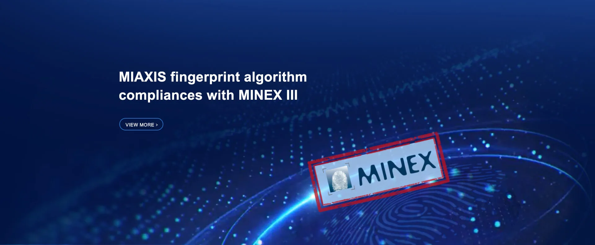 Fingerprint Algorithm Compliances