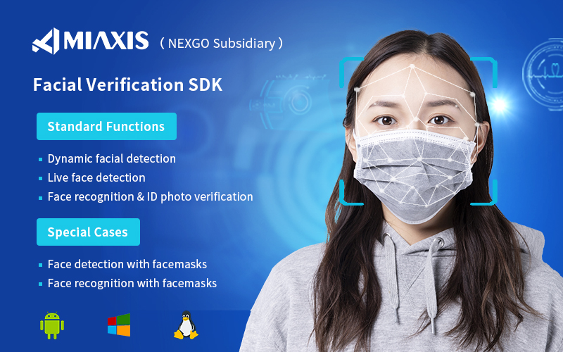 MIAXIS BIOMETRICS Upgrades Biometric Facial Recognitin SDK to Work with Facemasks